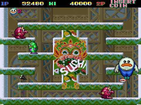 Snow Bros.: Nick & Tom - Arcade Longplay