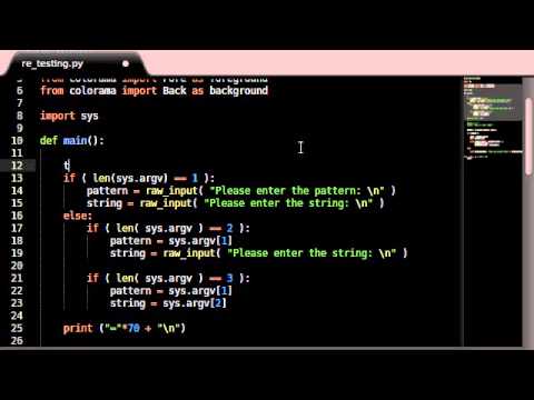 Python re 02 Adding to the Environment