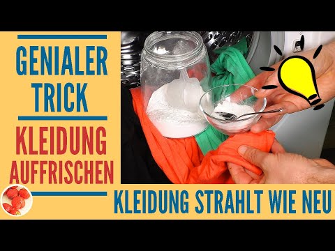 Genialer Trick: Kleidung Farbe auffrischen? Kleidung strahlt wieder wie neu - dieser Tipp hilft