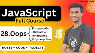 OOPs in JavaScript Explained with Real Examples | Classes, Objects, Inheritance, Polymorphism