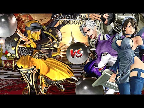 Samurai Shodown HANZO HATTORI vs IROHA & GALFORD Gameplay | Season Pass 2 | DLC Character | SS 2019