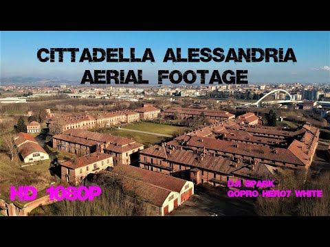 LA CITTADELLA DI ALESSANDRIA AERIAL FOOTAGE