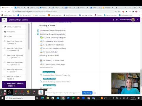 ED 590: Week Seven Overview with Dr. Henkel