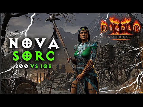 200fcr vs 105fcr Nova Sorceress. Finding out the truth - Diablo 2 Resurrected
