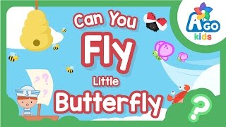 Can You Fly Little Butterfly? | Action Song For Kids | BINGOBONGO Learning
