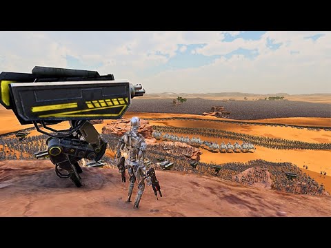 TERMINATORS & T-45 IN CANYON vs 4,000,000 NAZI ZOMBIES  - Ultimate Epic Battle Simulator 2 | UEBS 2