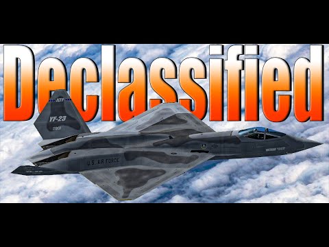 Northrop YF-23 a Top Secret Stealth Fighter Jet which was never produced |  YF-23 black widow II