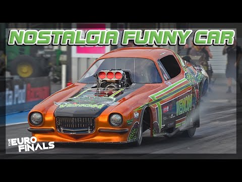 NOSTALGIA FUNNY CAR AT THE EURO FINALS 2023 - SANTA POD RACEWAY