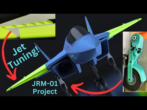 JRM-01 Aerodynamic Tuning | Landing Gear Design | 3D-Print Jet Project