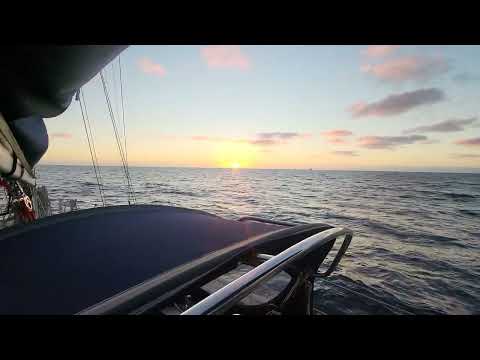 Sunset out from Ensenada
