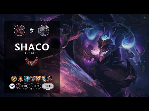 Shaco Jungle vs Diana - KR Grandmaster Patch 12.14