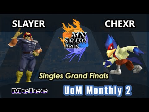 U of M Monthly 2 - Melee Singles: Slayer (Captain Falcon) vs. Chexr (Falco, Fox)