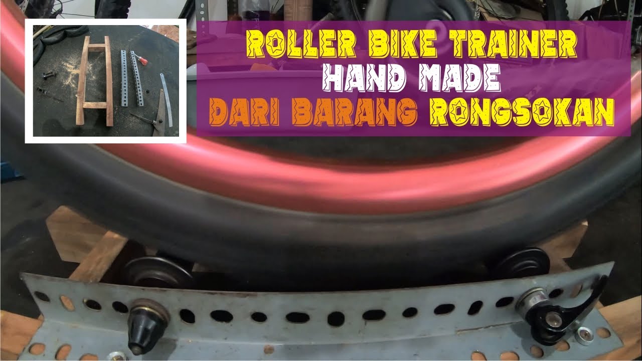 cara membuat Roller Bike Trainer dari barang rongsokan//hub sisa upgrade