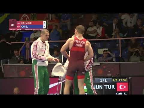 1/4 GR - 72 kg: R. FRITSCH (HUN) v. S. CAN (TUR)
