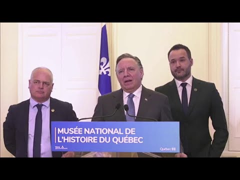 Le PM François Legault annonce la création du Musée national de l’histoire – 25 avril 2024
