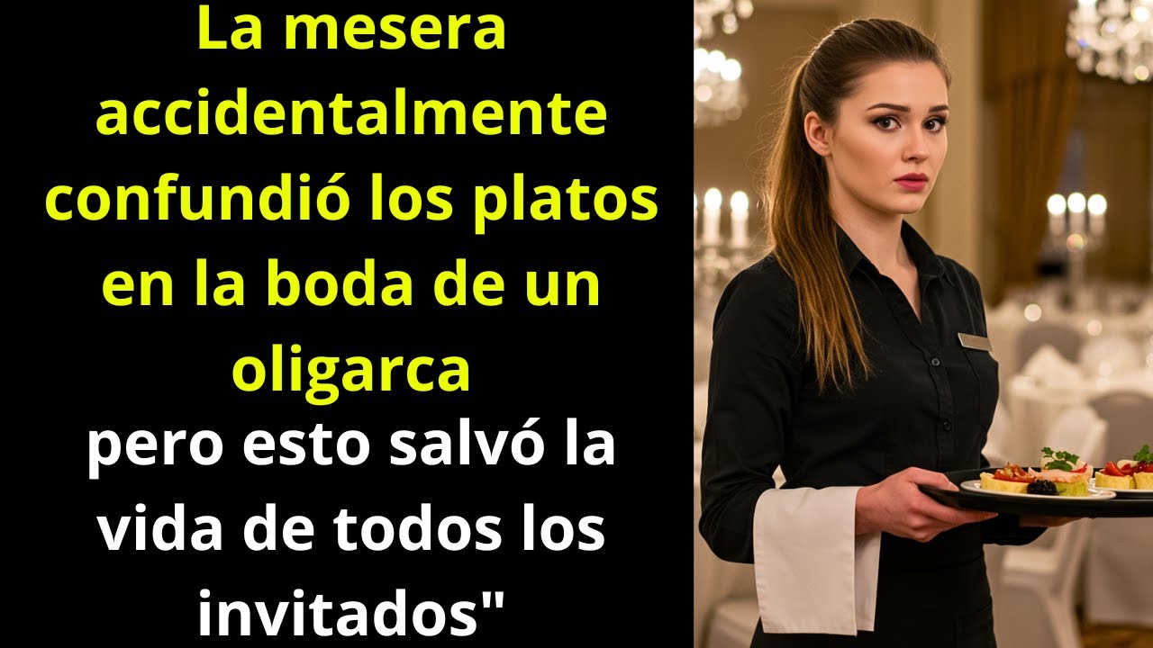 La mesera confundió los platos en la boda de un oligarca y salvó la vida de todos los invitados