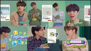 Download lagu kocaknya mamber BTS ngomong bahasa Indonesia bikin gemes di iklan Tokopedia mp3