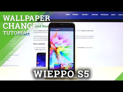How to Change Screen Wallpaper on WIEPPO S5 – Background Image