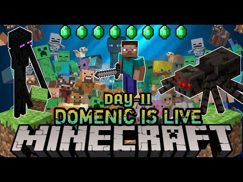 "🔴 Ultimate Minecraft Adventure: Live Exploration & Creativity!" | DAY-11| Road To 500 Subscribers