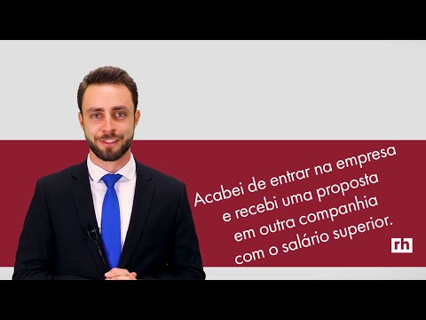 Acabei de entrar na empresa e recebi uma proposta em outra companhia com o salário superior. #64