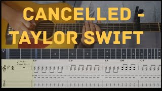Download lagu Cancelled – Taylor Swift | Guitar cover and tutorial (Chords   Strumming Pattern) mp3