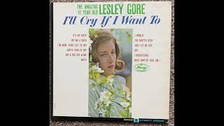 Lesley Gore Cry And You Cry Alone