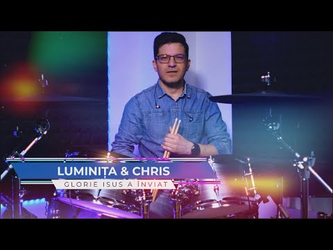 GLORIE, ISUS A ÎNVIAT! | Luminița & Chris / Christian Dragomir DRUM COVER | 4k live drums