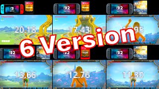 [閒聊] NS2 薩爾達傳說BOTW 6版本讀取速度比較