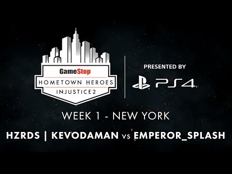 Injustice 2 - HZRDS I Kevodaman vs Emperor Splash - GameStop Hometown Heroes Week 1