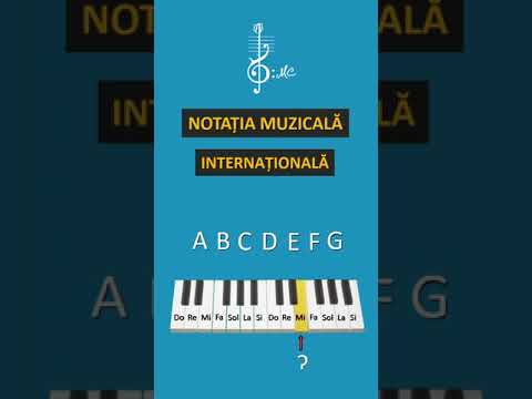 Notele în muzica POP și Jazz: ABCDEFG