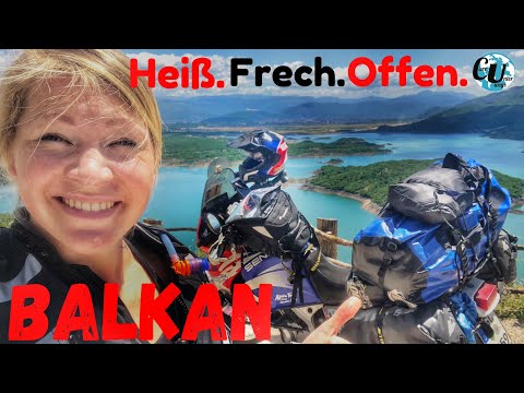 SOLO MOTORRAD REISENDE im BALKAN 🔥 Extreme Hitze. Freche Tiere. Offene Menschen