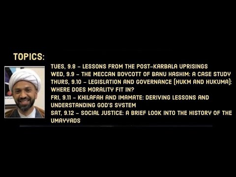 English Majalis H.I. Maulana Shayk Mehdi Hazari - Lessons from the Post Karbala Uprisings