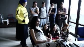 Na`Vi Ladies watch Na`Vi.Dota 2 play @ Alienware Cup