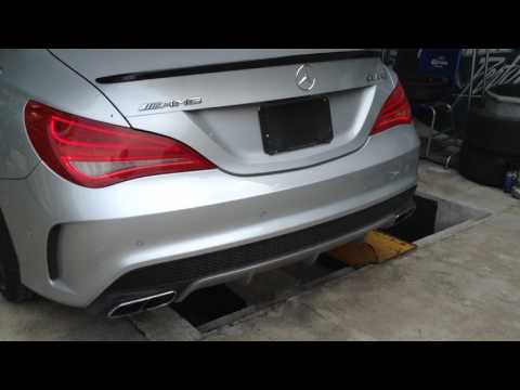 Remus exhaust with Valvetronic @ Mercedes Benz CLA 45 AMG