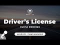 Driver's License - Olivia Rodrigo (Male Key - Piano Karaoke)