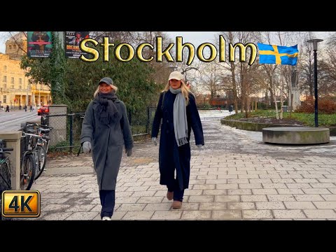 Sweden: Stockholm City Walk in 4K