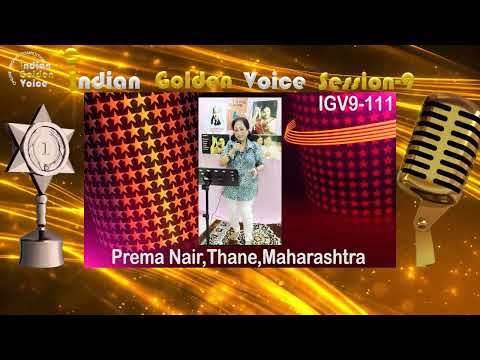 Prema Nair - Online Singing Competition - Indian Golden Voice Session 9 - Mangrove Production