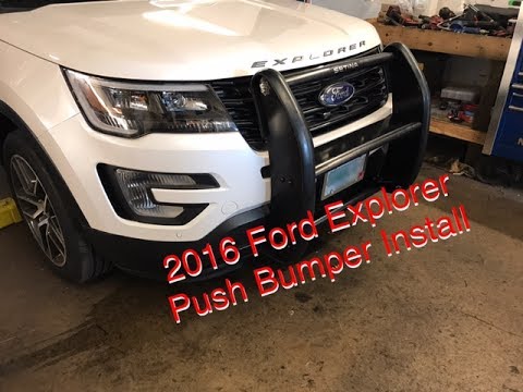 2016 Ford Explorer Push Bumper Install