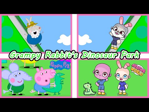 Peppa Pig in Avatar World | Grampy Rabbit's Dinosaur park!