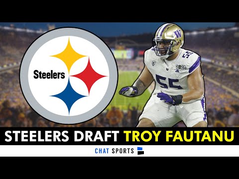 Troy Fautanu Selected By Pittsburgh Steelers With Pick #20 In 1st Round of 2024 NFL Draft