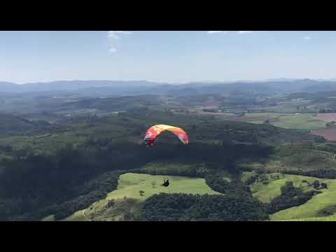 Decolagem Voo 207 de Parapente IKE Costa - rampa NE de Andradas - 19/04/22 pela manhã.