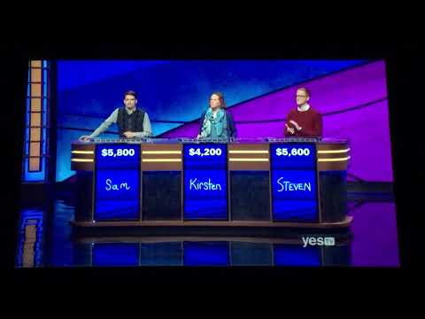 Double Jeopardy, Sam Kavanaugh Day 2 - 2nd Daily Double (7/11/19)