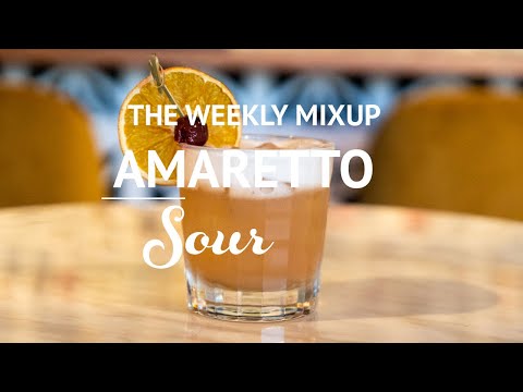 HOW TO MAKE AN AMARETTO SOUR 🍊