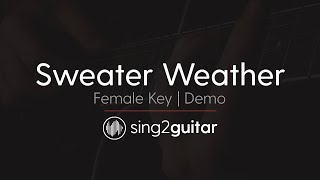 Sweater Weather (Acoustic Guitar Karaoke demo) The Neighbourhood
