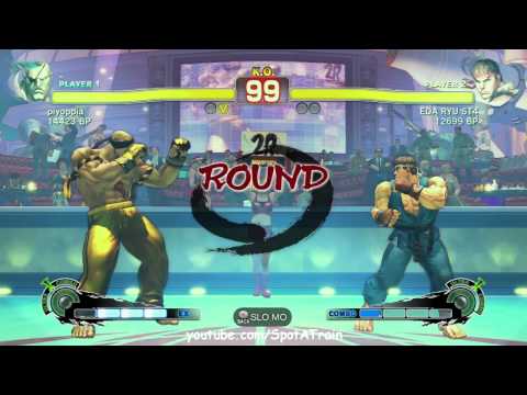 SSF4 - Pie (Sagat) vs. EDA RYU ST4 (Ryu)
