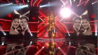 [DK X Factor 2012] Live show 1 | Phuong & Rasmus - Speak Out Now [HD - 1080p]
