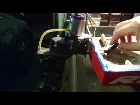 Rc outboard trim and tilt test