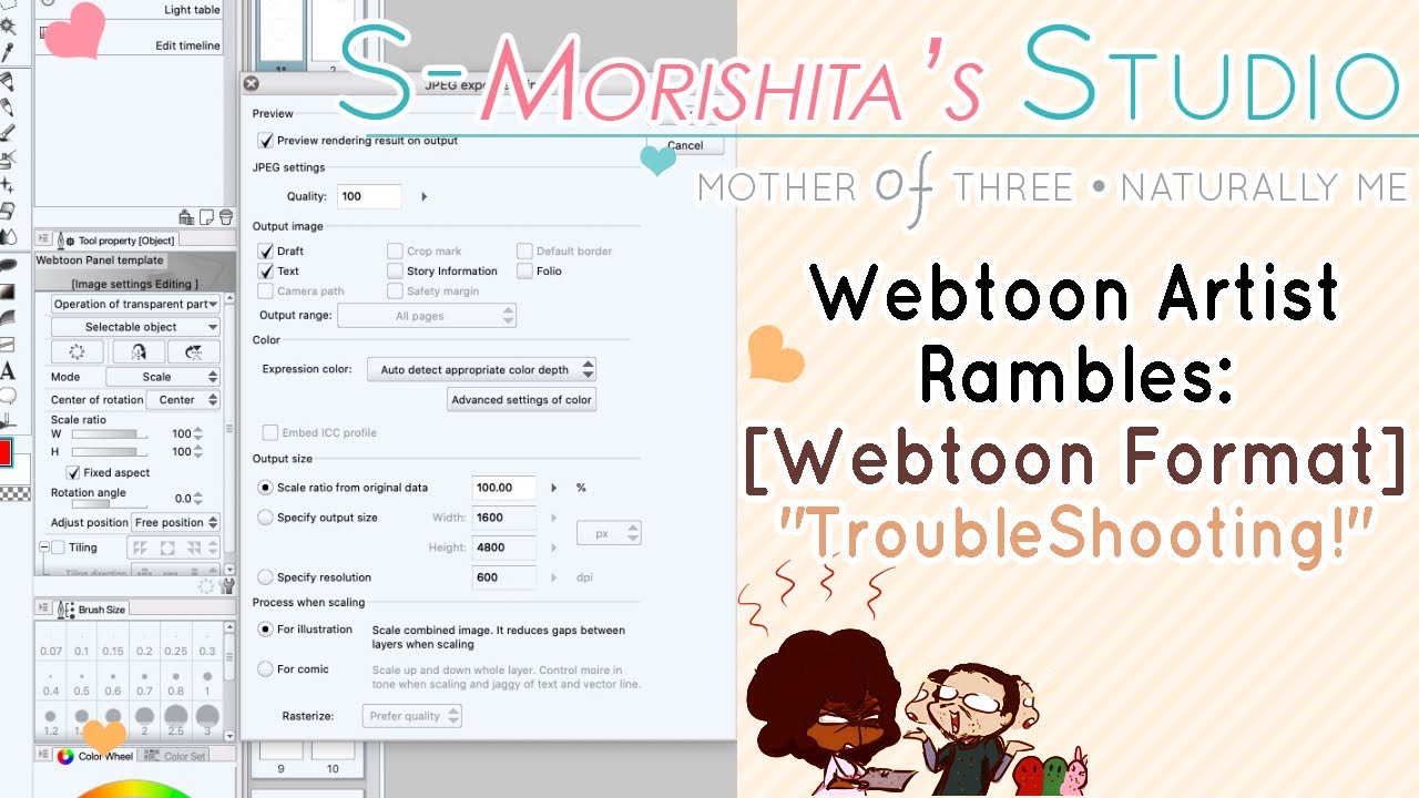 Webtoon Format Issues || Webtoon Artist Rambles