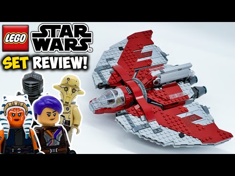 Ahsoka Tano's T-6 Jedi Shuttle Review! LEGO Star Wars Set 75362