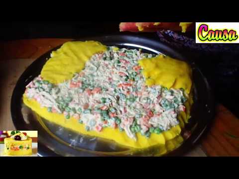 Causa Rellena Peruana - Historia y Receta Tradicional 🇵🇪🇵🇪🇵🇪